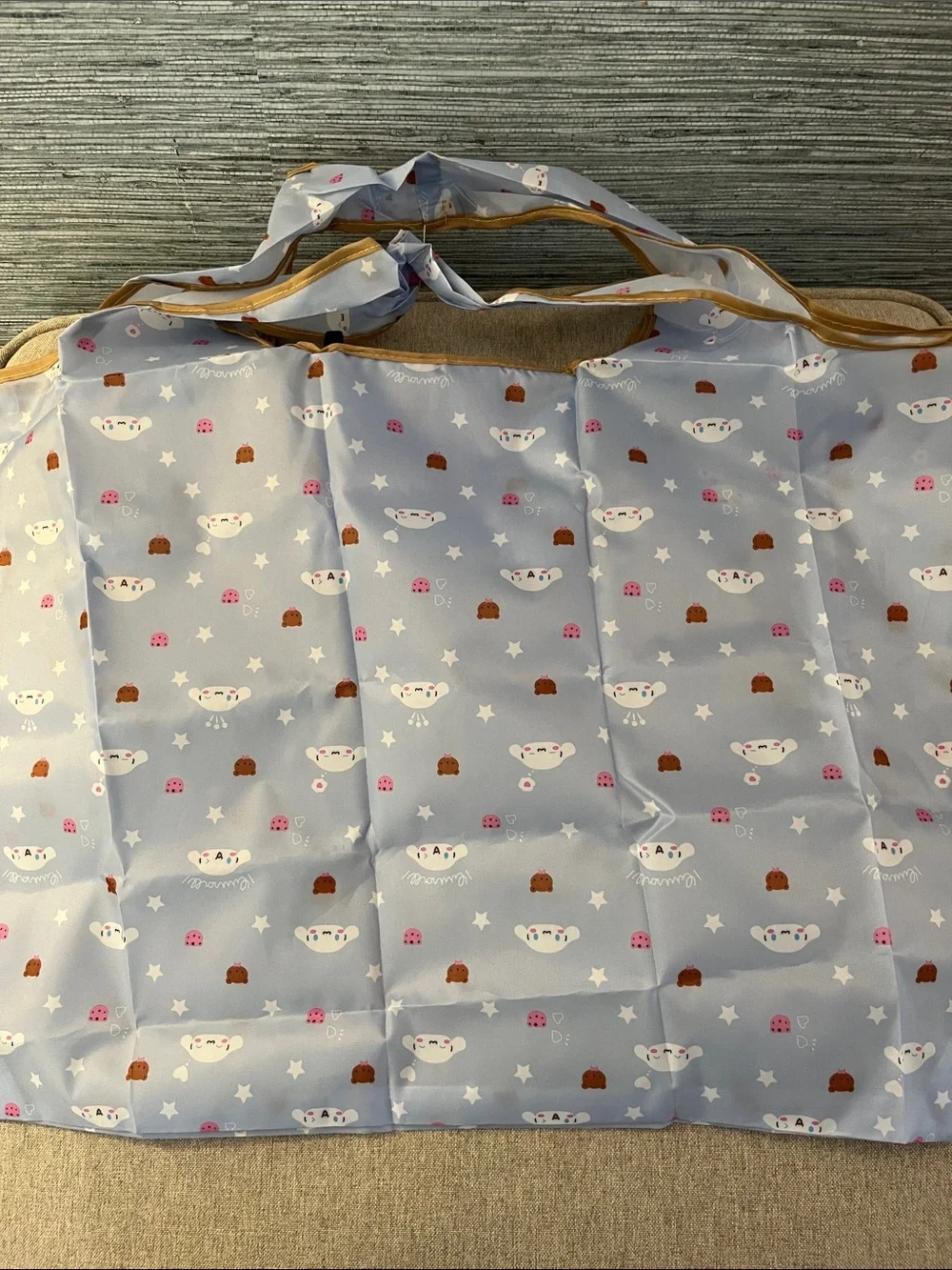 NEW Cute Light Blue Cinnamoroll Foldable Shopping Bag
